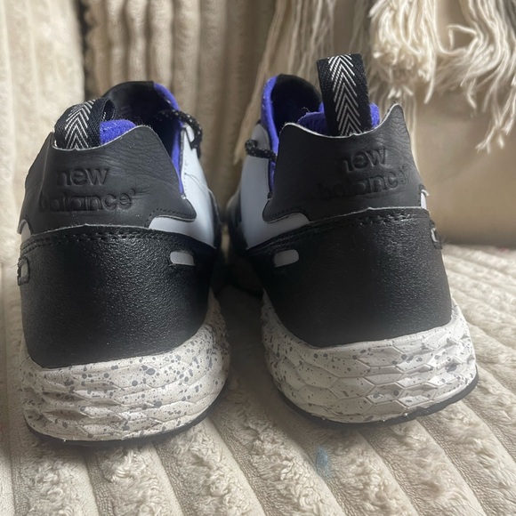 New Balance Men's Black, White, and Purple Sneakers - Picture 2 of 8